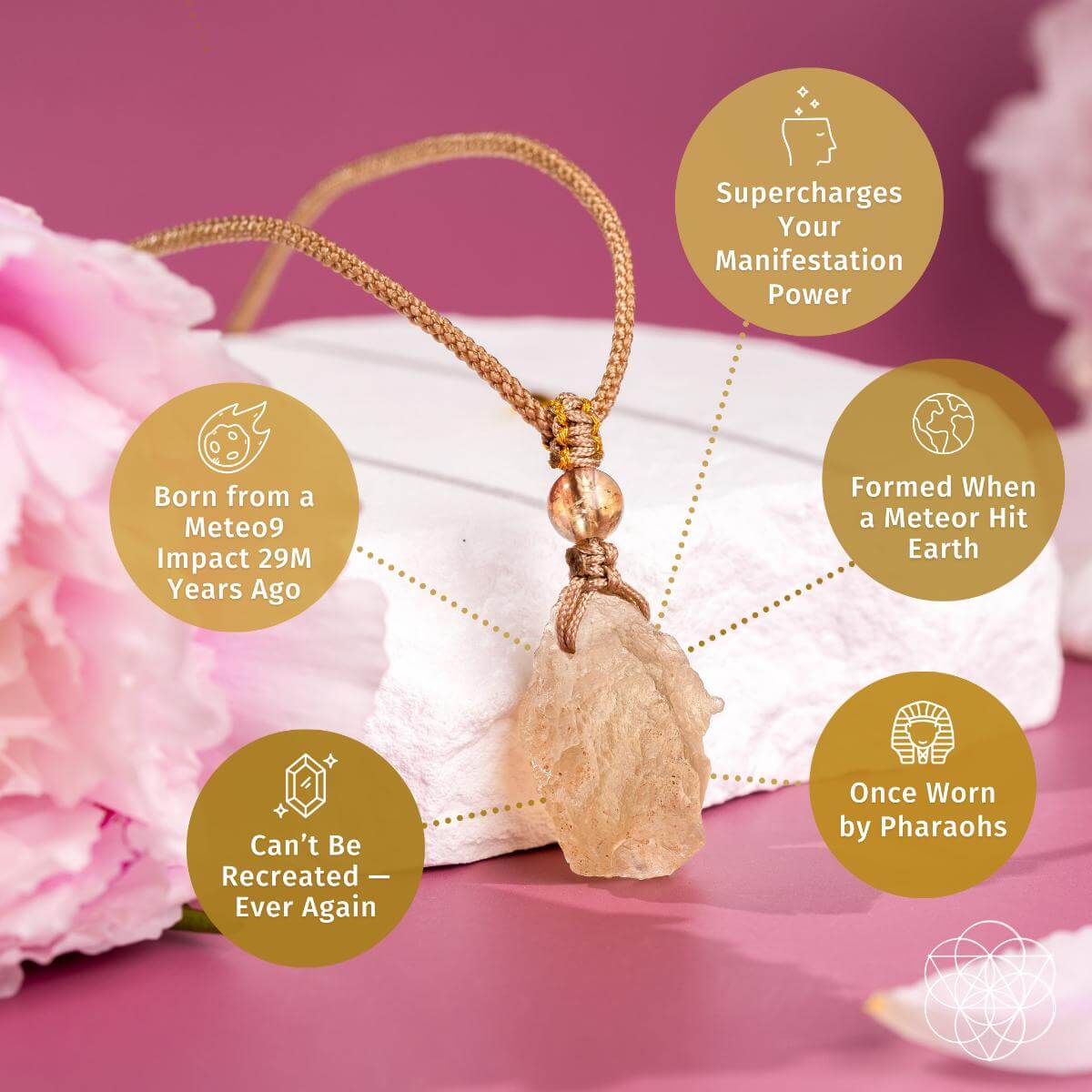 The Destiny Relic – Libyan Desert Glass Pendant Conscious Items