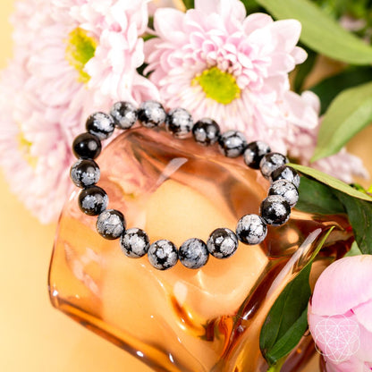 The Pattern Breaker – Snowflake Obsidian Bracelet Conscious Items