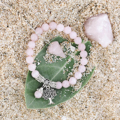 The Rose Quartz Healing Crystal Set Conscious Items