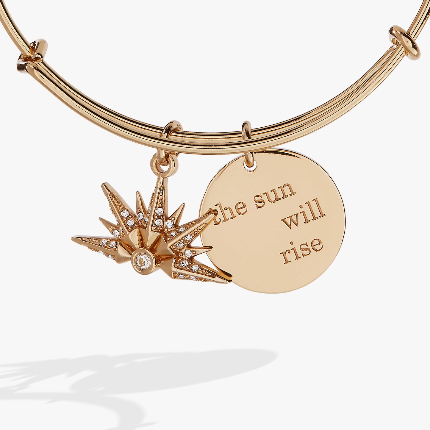 “The Sun Will Rise” Duo Charm Bangle ALEX AND ANI