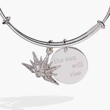 “The Sun Will Rise” Duo Charm Bangle ALEX AND ANI