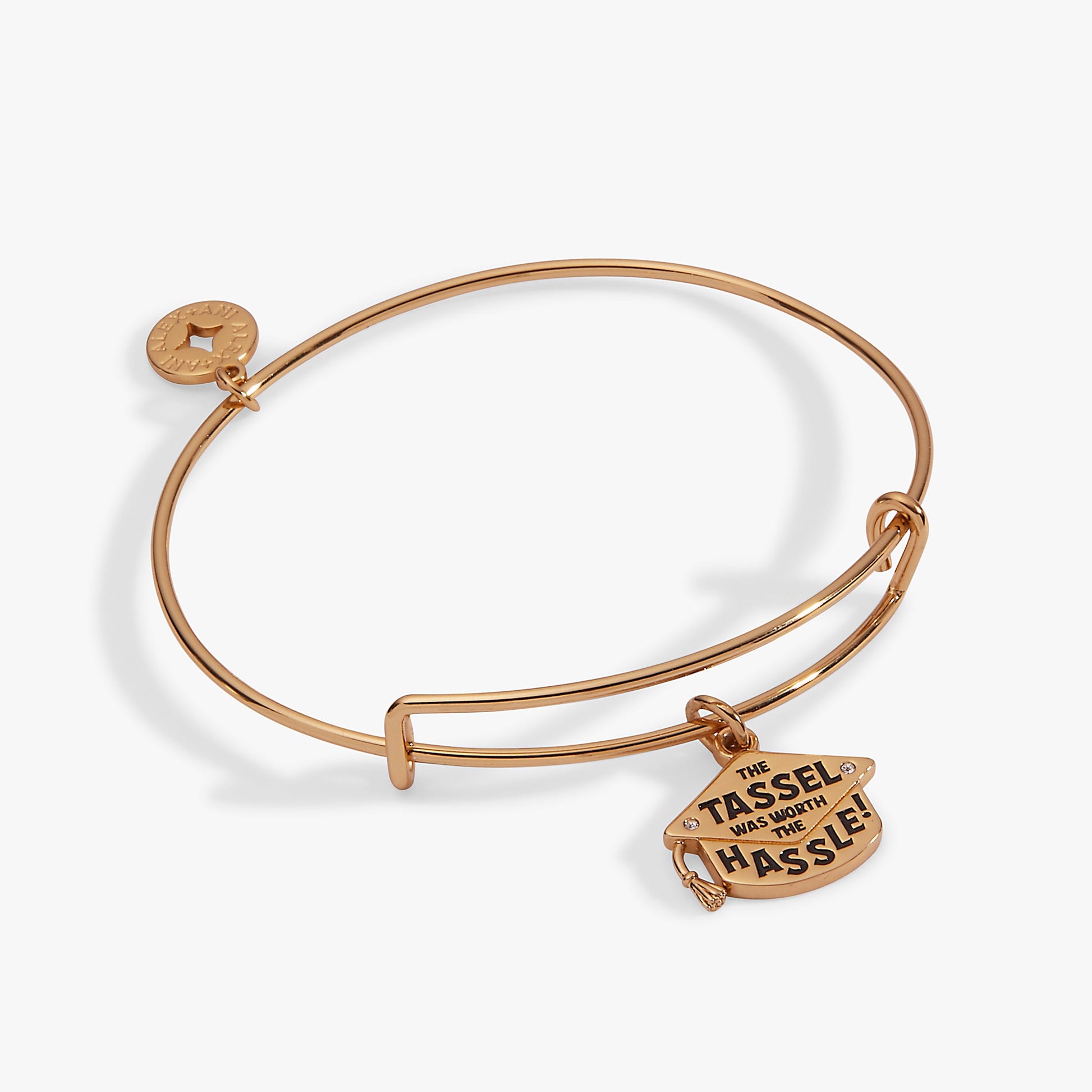 "The Tassel Was Worth The Hassle" Charm Bangle ALEX AND ANI