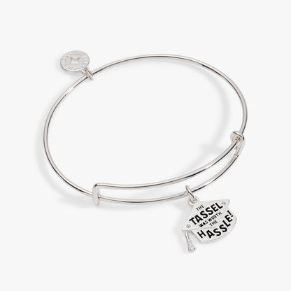 "The Tassel Was Worth The Hassle" Charm Bangle ALEX AND ANI