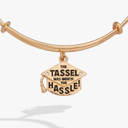 "The Tassel Was Worth The Hassle" Charm Bangle ALEX AND ANI