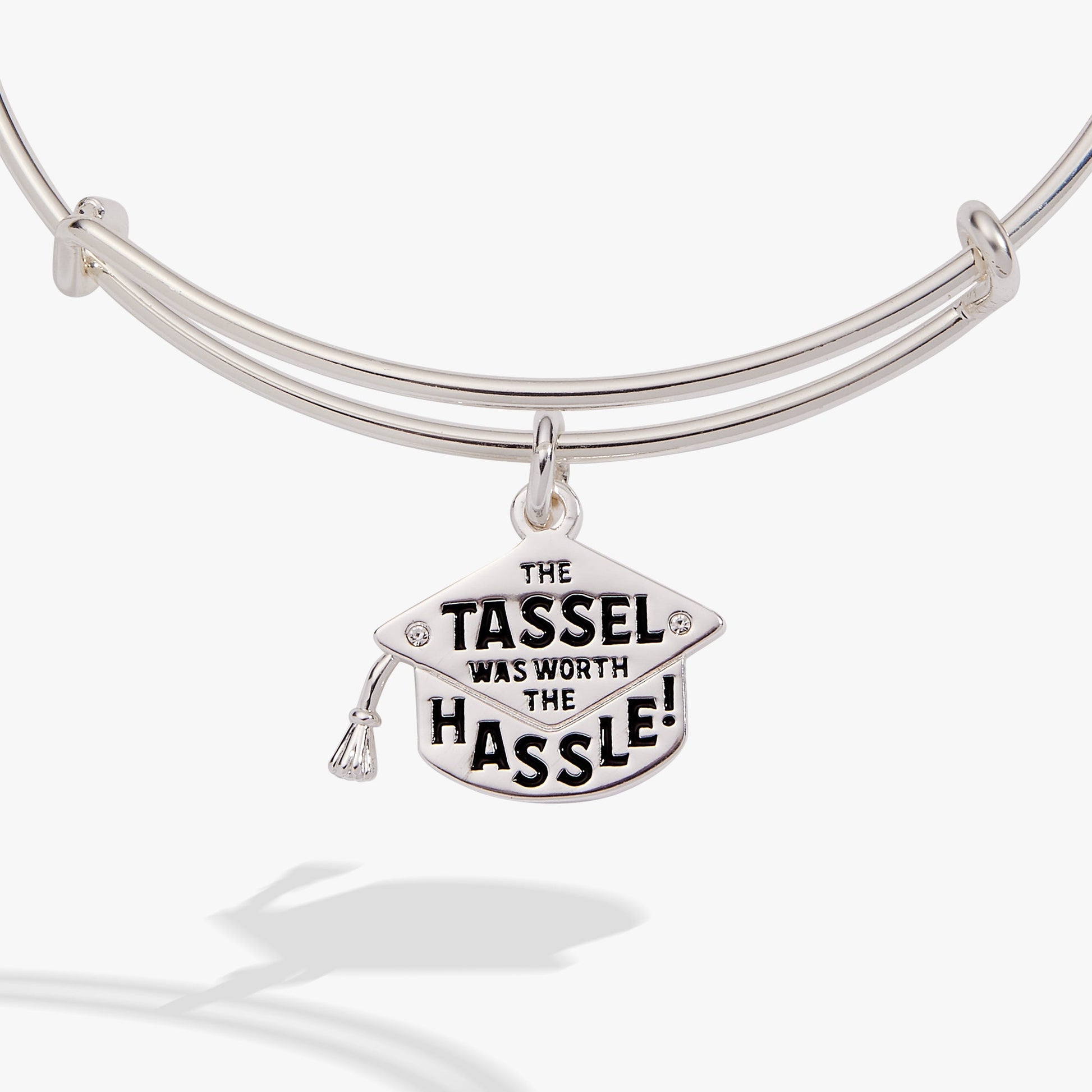 "The Tassel Was Worth The Hassle" Charm Bangle ALEX AND ANI