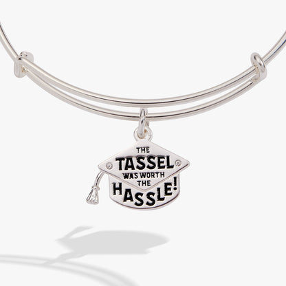 "The Tassel Was Worth The Hassle" Charm Bangle ALEX AND ANI