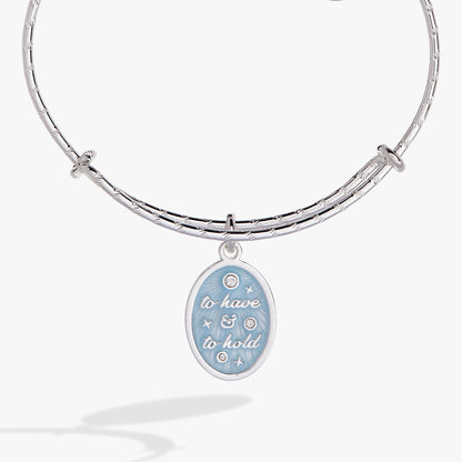 'To Have And To Hold' Bridal Bangle ALEX AND ANI