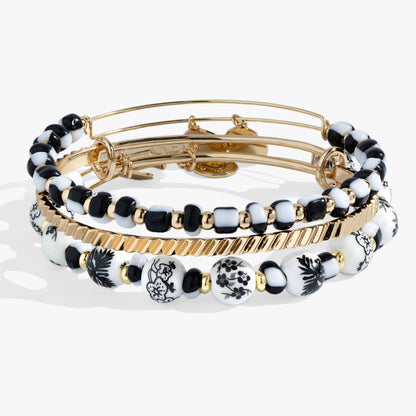 Toile Beaded Bangle Set of 3 ALEX AND ANI