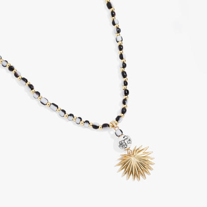 Toile Beaded Palm Pendant Necklace ALEX AND ANI