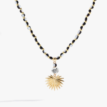 Toile Beaded Palm Pendant Necklace ALEX AND ANI
