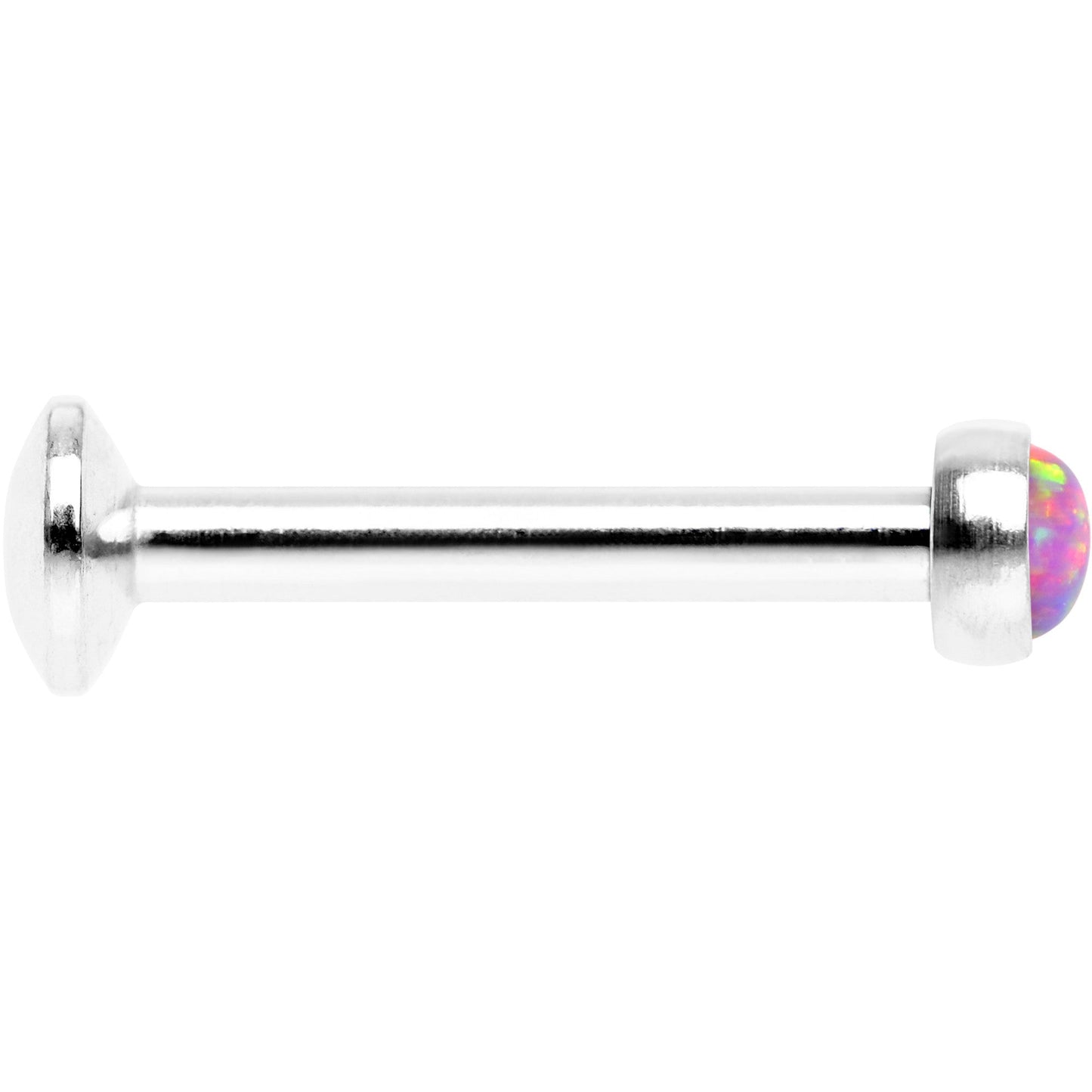 5/16 Pink Synthetic Opal Internally Threaded Daith Cartilage Tragus BodyCandy