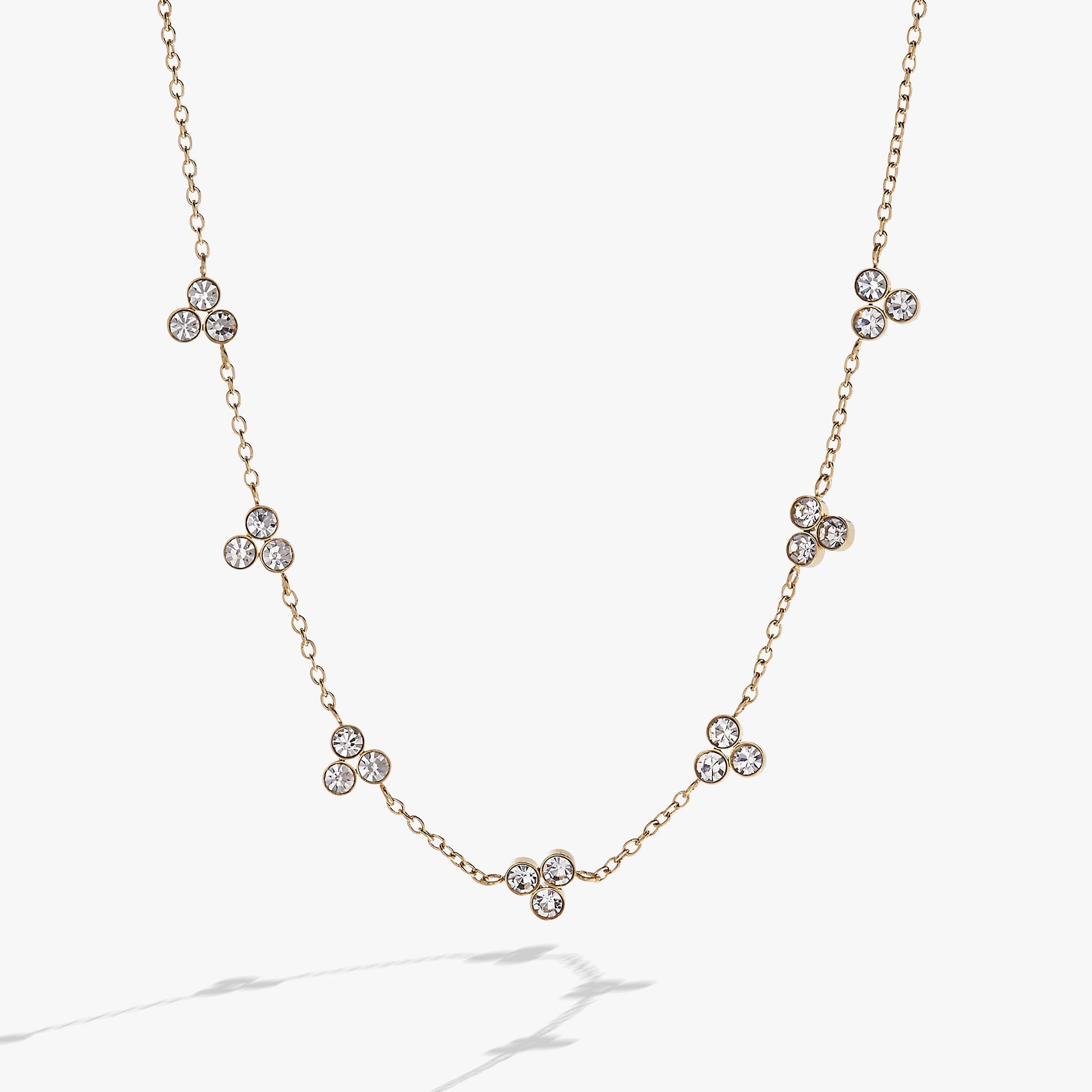 Triple Stone Crystal Inline Necklace ALEX AND ANI