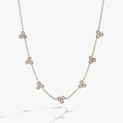 Triple Stone Crystal Inline Necklace ALEX AND ANI