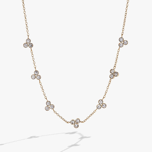 Triple Stone Crystal Inline Necklace ALEX AND ANI
