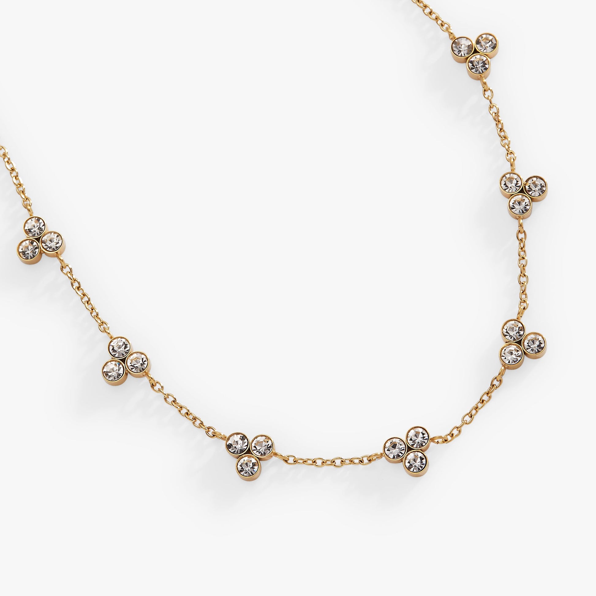 Triple Stone Crystal Inline Necklace ALEX AND ANI