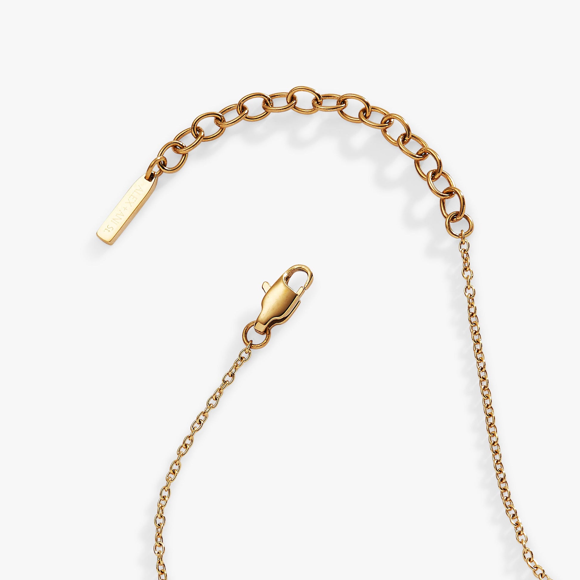 Triple Stone Crystal Inline Necklace ALEX AND ANI