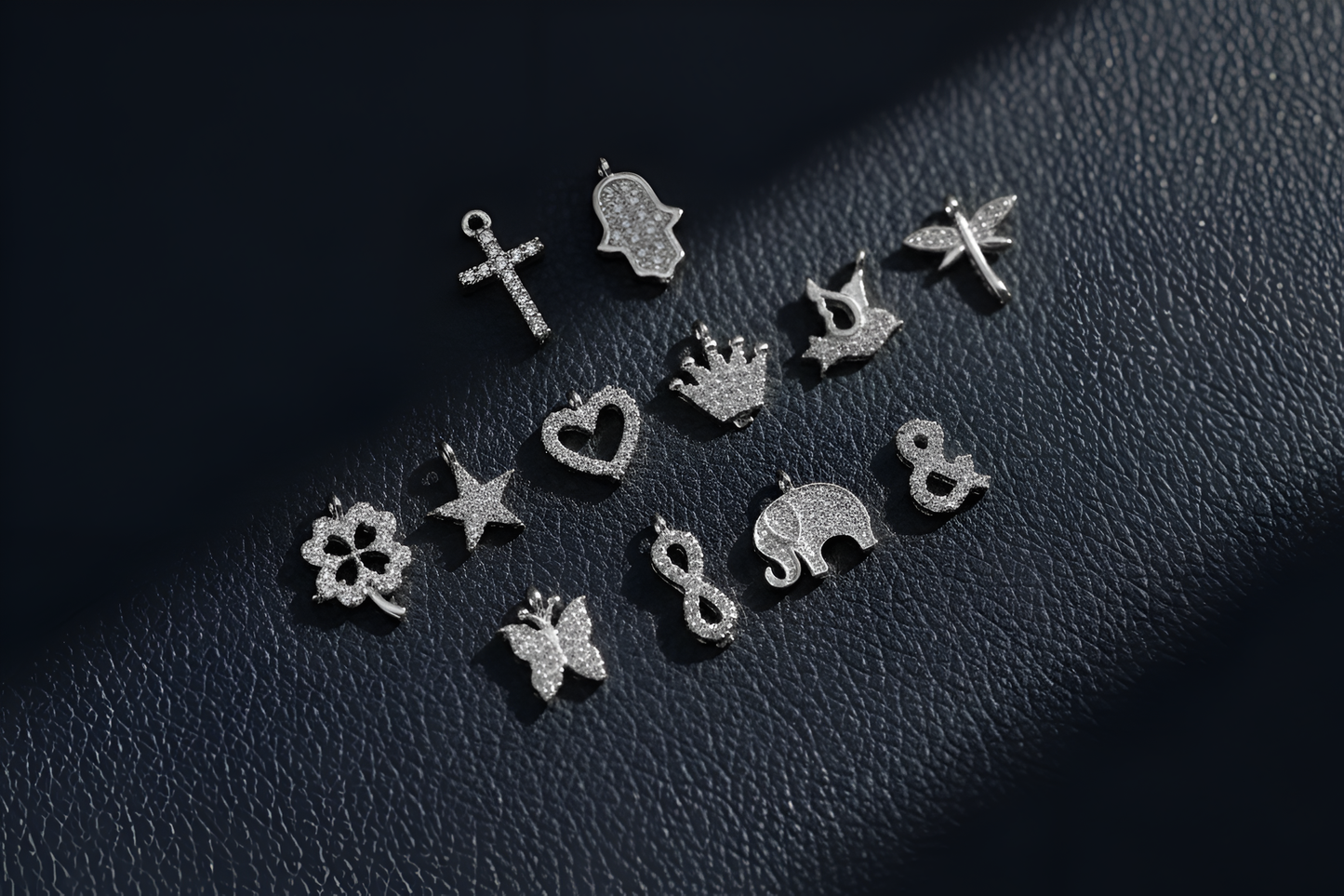 Crown Charm Custom Initial Bracelet