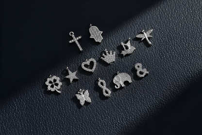 Crown Charm Custom Initial Bracelet