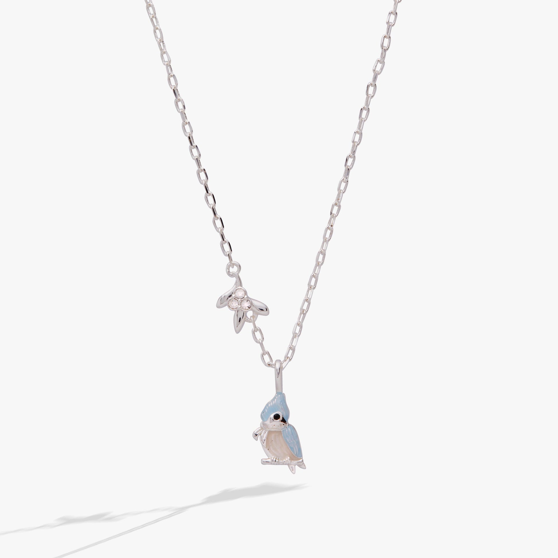 Tufted Titmouse Bird Pendant Necklace ALEX AND ANI