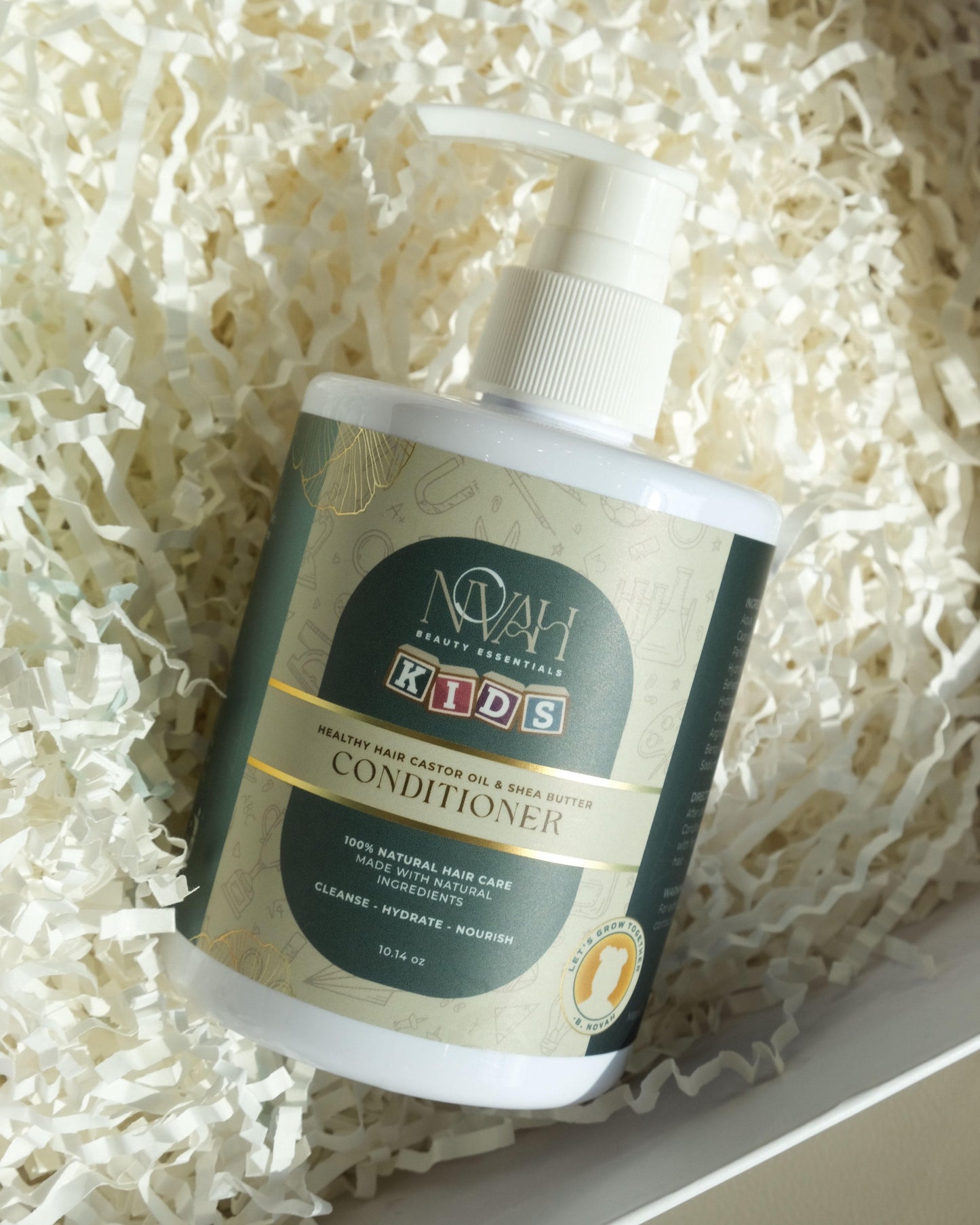 Healthy Hair Castor Oil And Shea Butter Hydrating Conditioner For Curly Hair Novah Beauty Essentials