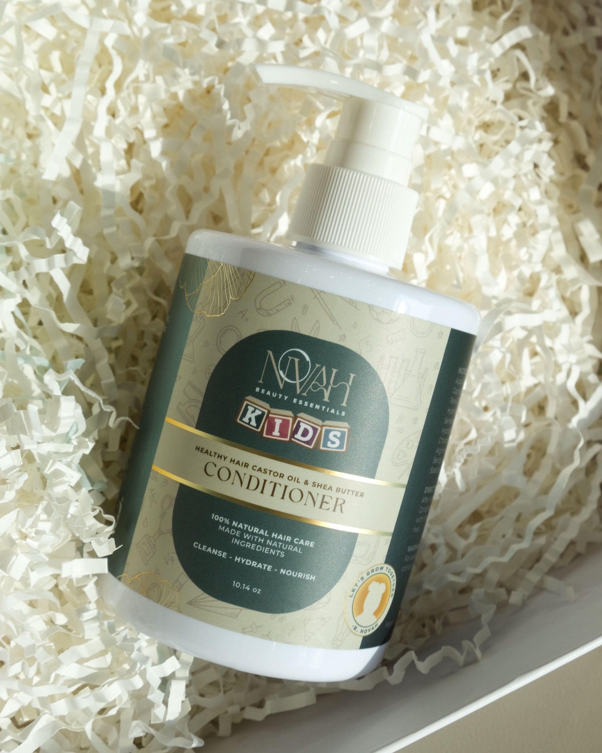Healthy Hair Castor Oil And Shea Butter Hydrating Conditioner For Curly Hair Novah Beauty Essentials