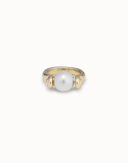 Uno De 50 Ring with small pearl