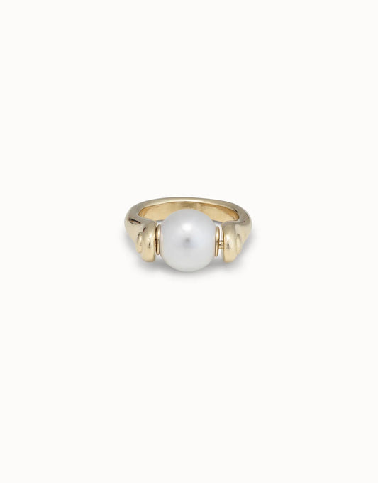 Uno De 50 Ring with small pearl