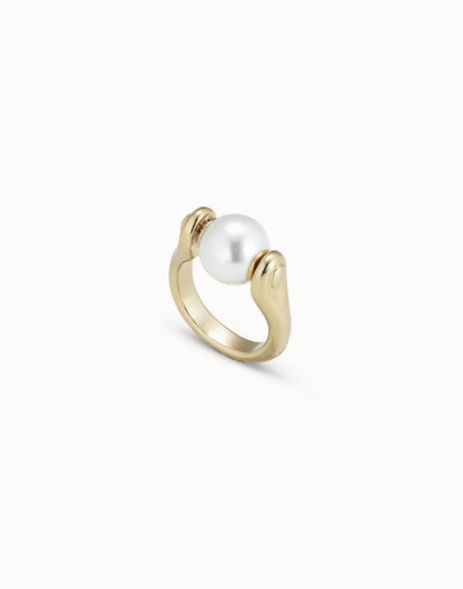 Uno De 50 Ring with small pearl