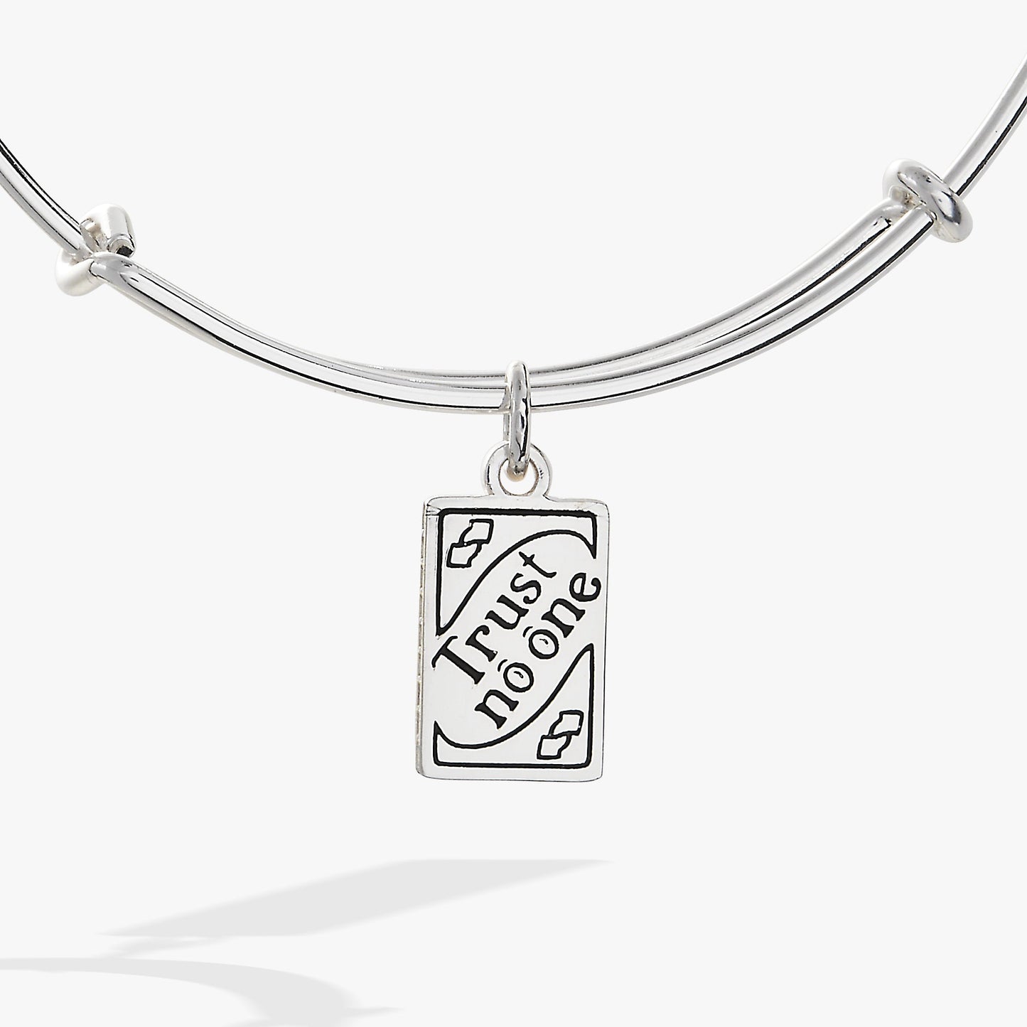 UNO™ “Trust No One” Charm Bangle ALEX AND ANI