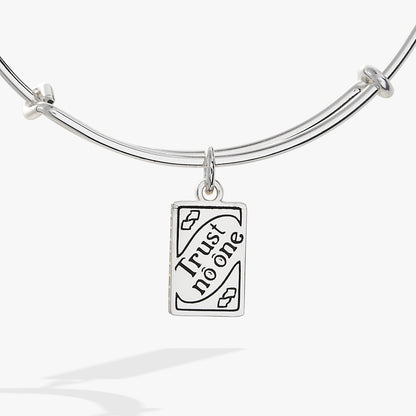 UNO™ “Trust No One” Charm Bangle ALEX AND ANI