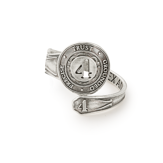 Number 4 Spoon Ring | Precise, Trust, and Grounded ALEX AND ANI