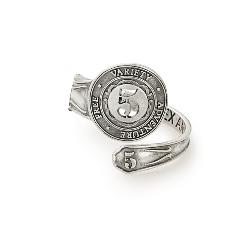 Number 5 Spoon Ring | Free, Variety, and Adventure ALEX AND ANI
