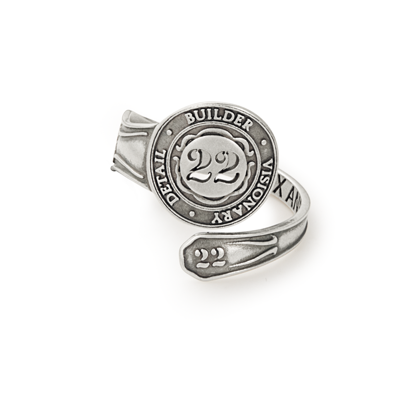 Number 22 Spoon Ring | Builder, Vision, and Detail ALEX AND ANI