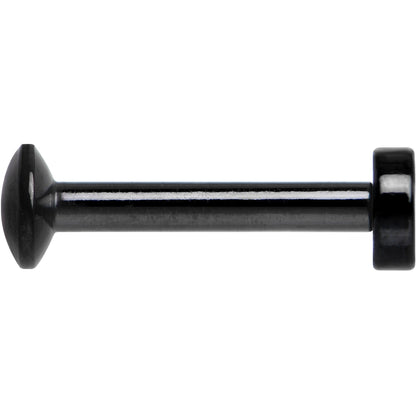 5/16 Black IP 3mm Circle Internal Thread Daith Cartilage Tragus BodyCandy