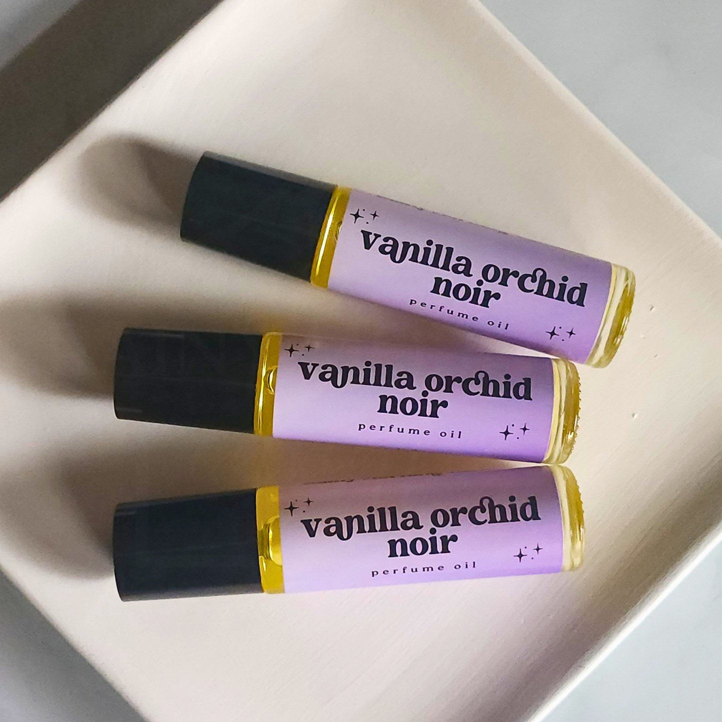 Vanilla Orchid Noir | Sol De Janerio Inspired | Perfume Oil Rainy Morning Candles