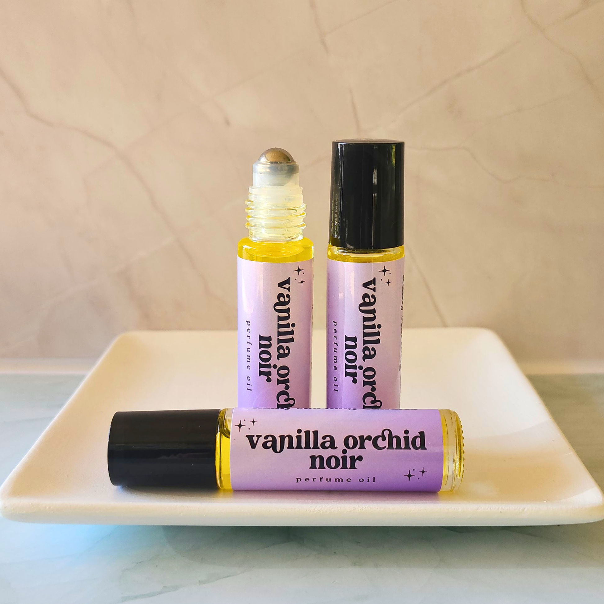 Vanilla Orchid Noir | Sol De Janerio Inspired | Perfume Oil Rainy Morning Candles