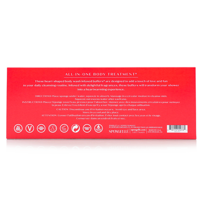 Heart Travel Buffer Trio Gift Set Spongellé