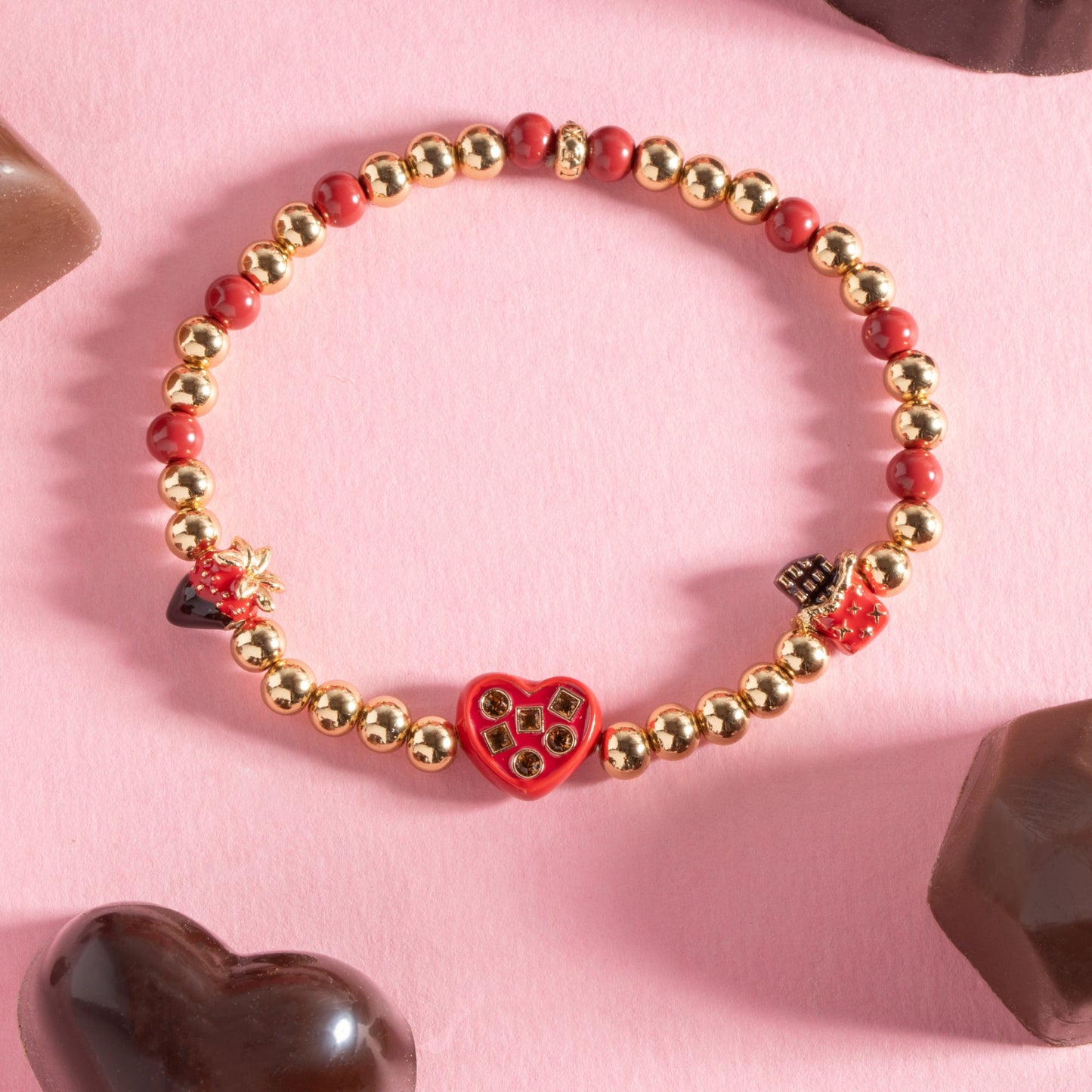 ”Chocolate Is My Love Language” Stretch Bracelet ALEX AND ANI