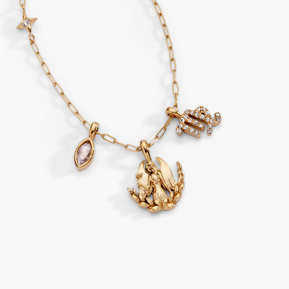 Virgo Zodiac Charm Cluster Necklace ALEX AND ANI