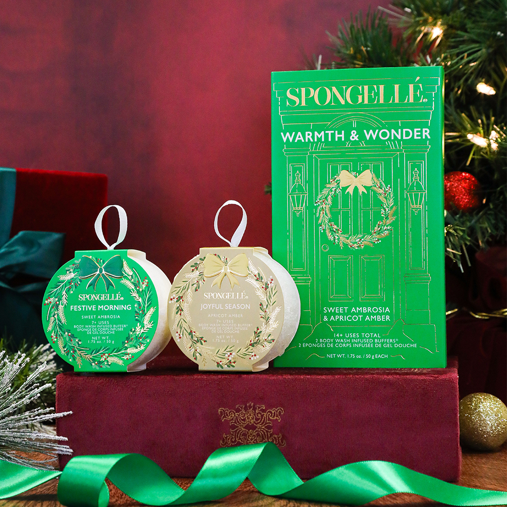 Warmth & Wonder | Holiday Wreath Gift Set Spongellé