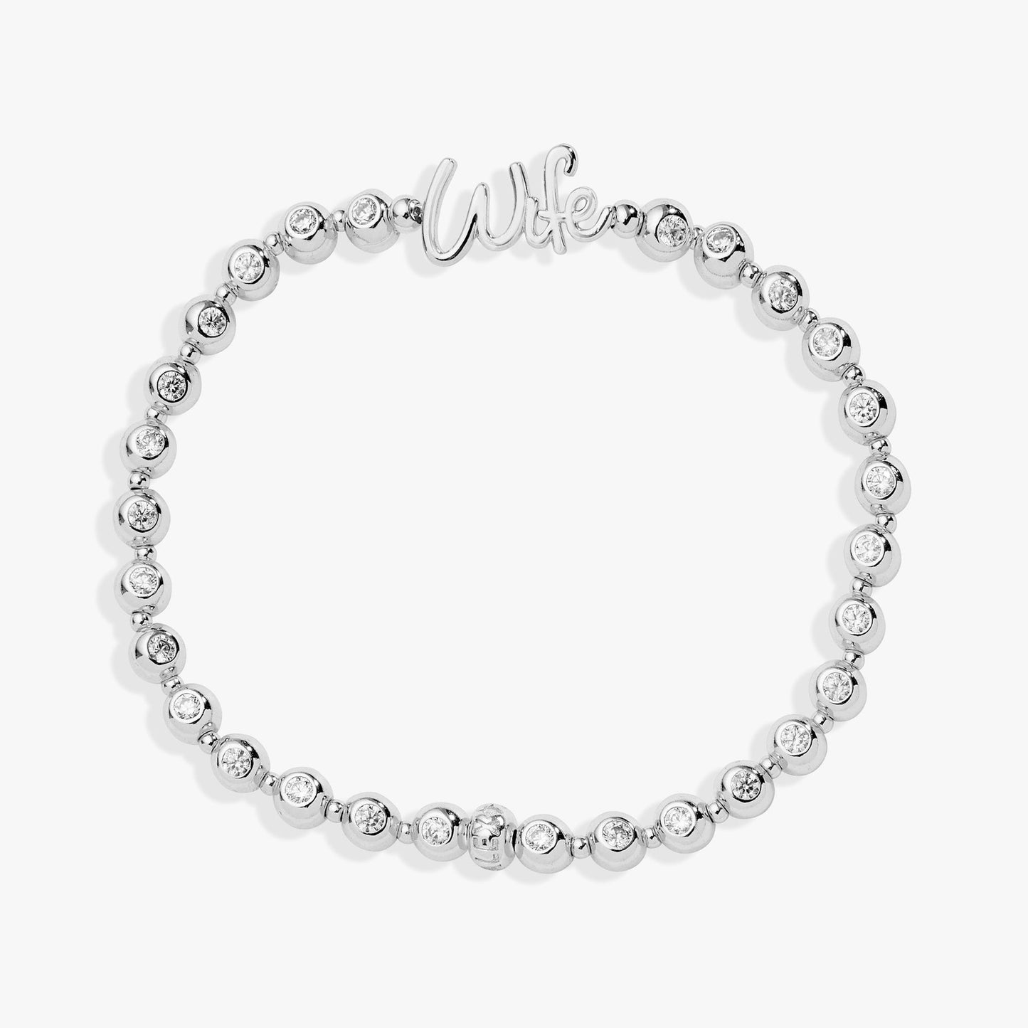 Wife Elongated Crystal Stretch Bracelet ALEX AND ANI