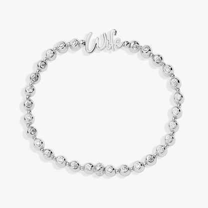 Wife Elongated Crystal Stretch Bracelet ALEX AND ANI