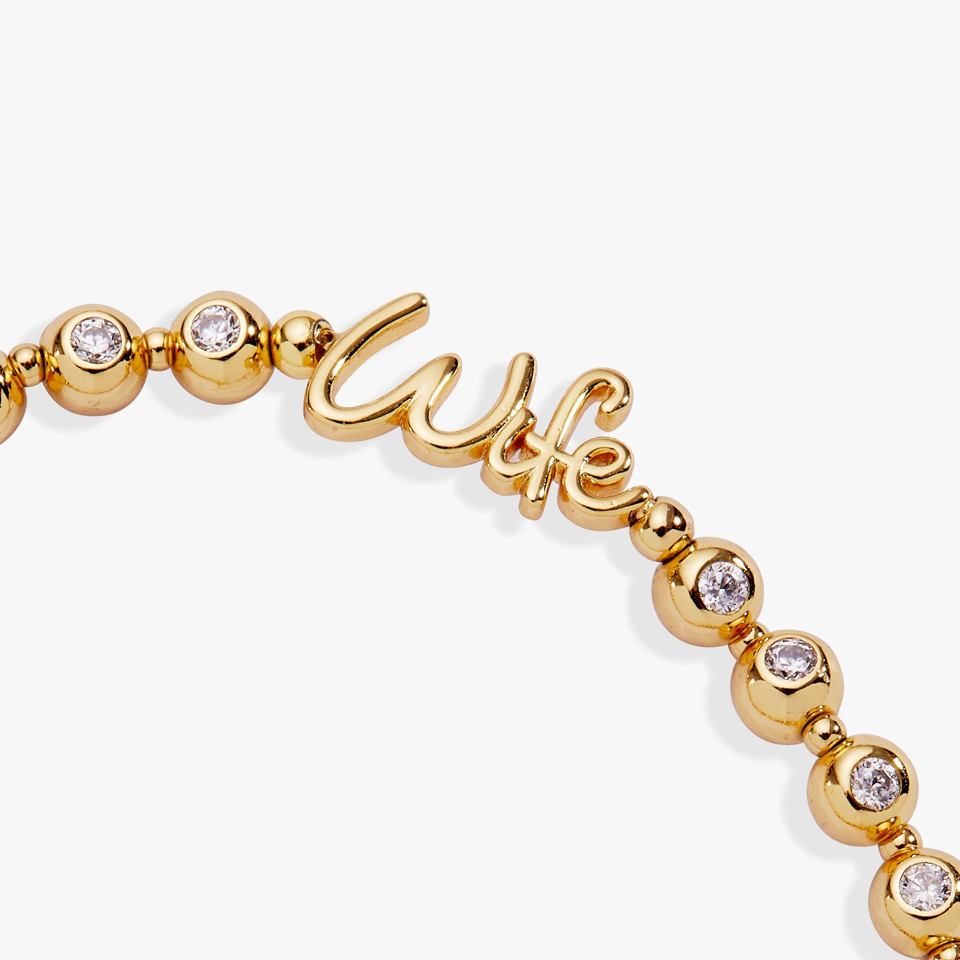 Wife Elongated Crystal Stretch Bracelet ALEX AND ANI