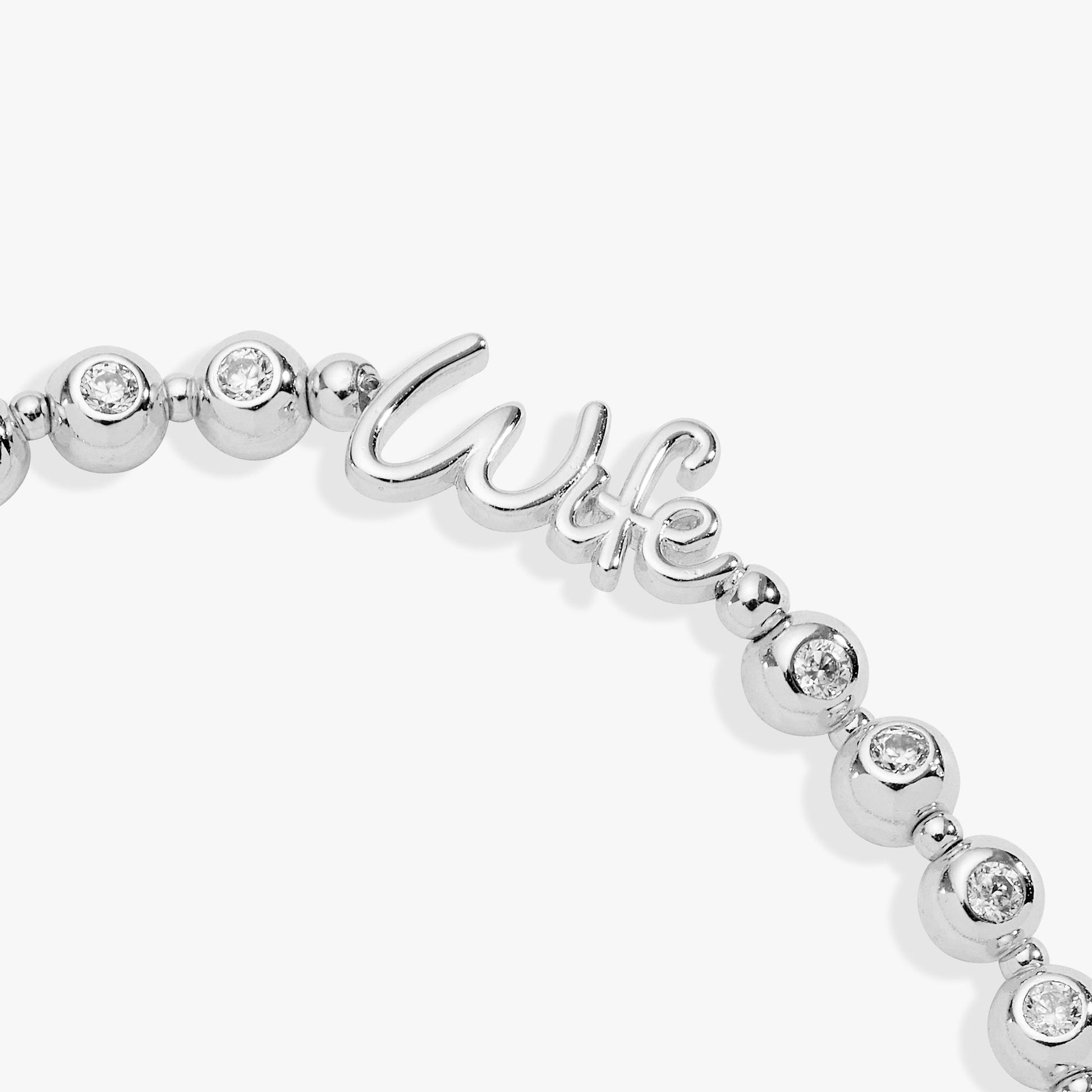 Wife Elongated Crystal Stretch Bracelet ALEX AND ANI