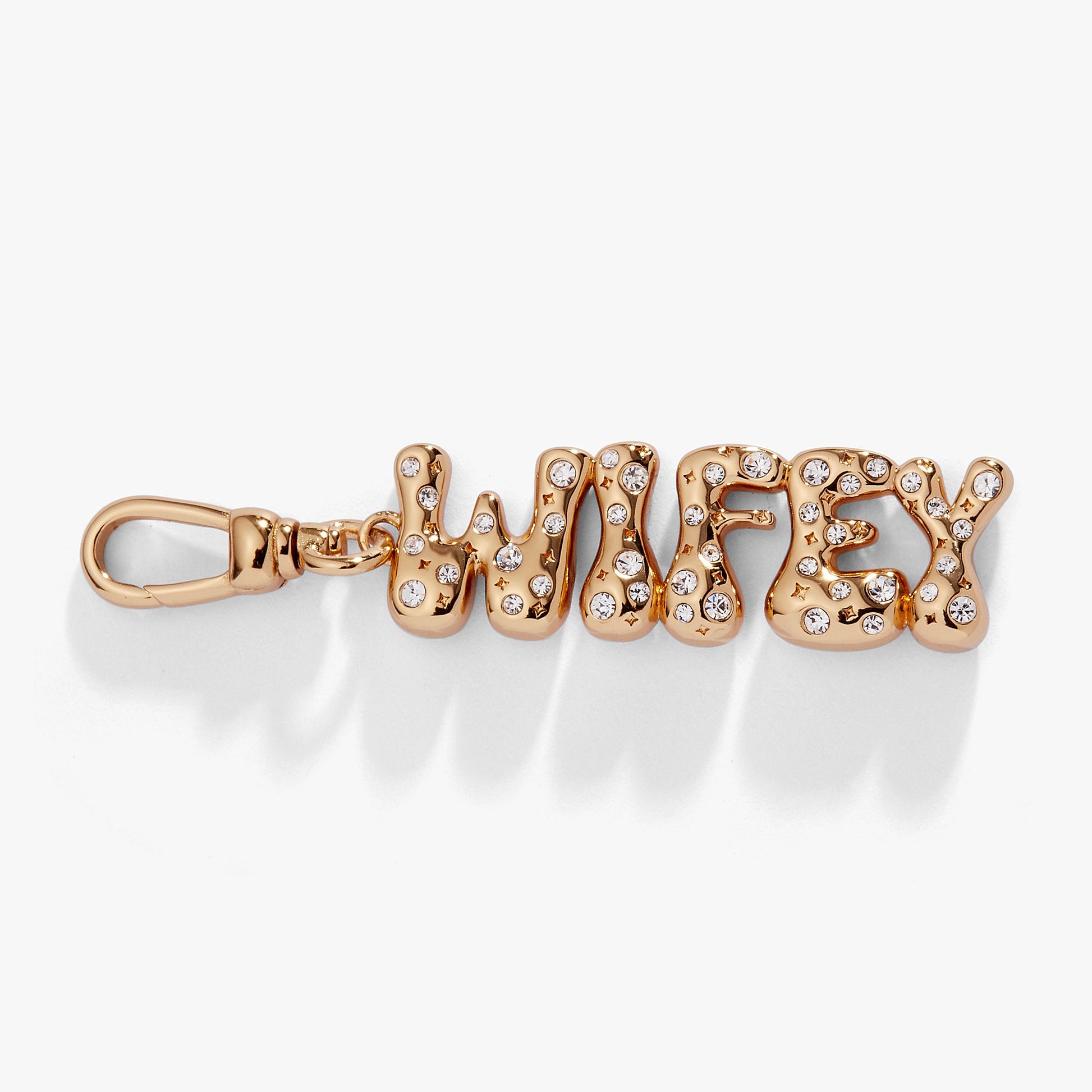 'Wifey' Bubble Crystal Clip Charm ALEX AND ANI