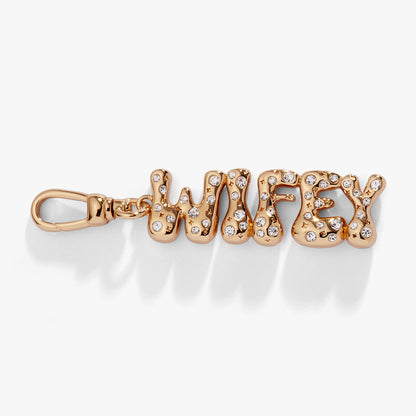 'Wifey' Bubble Crystal Clip Charm ALEX AND ANI