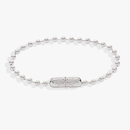 Wings with Cross Barrel Closure Bracelet ALEX AND ANI