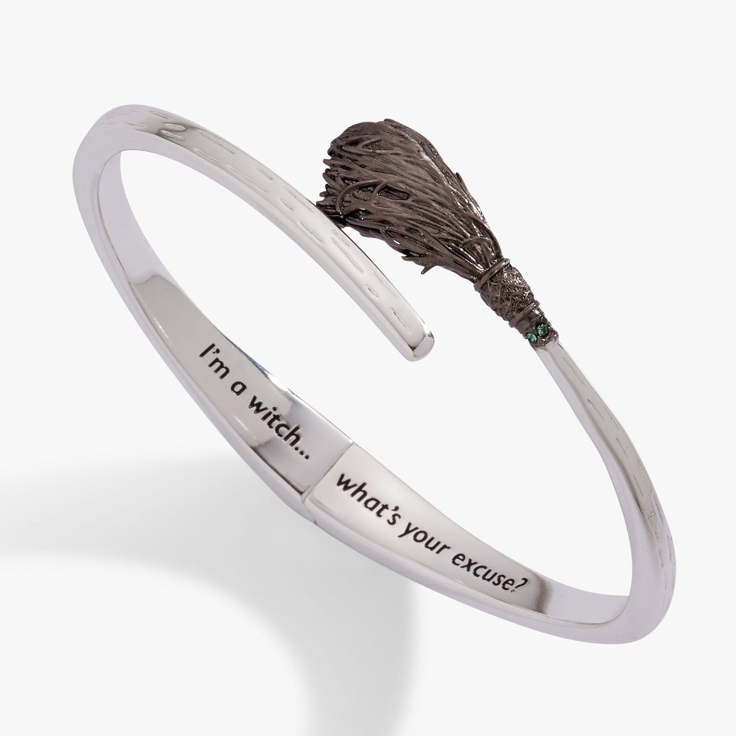 The Wizard of Oz™ Wicked Witch Broom Bypass Cuff ALEX AND ANI