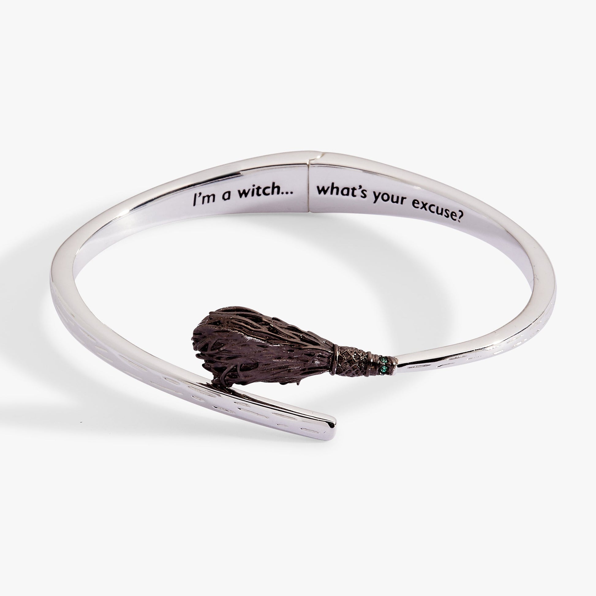 The Wizard of Oz™ Wicked Witch Broom Bypass Cuff ALEX AND ANI