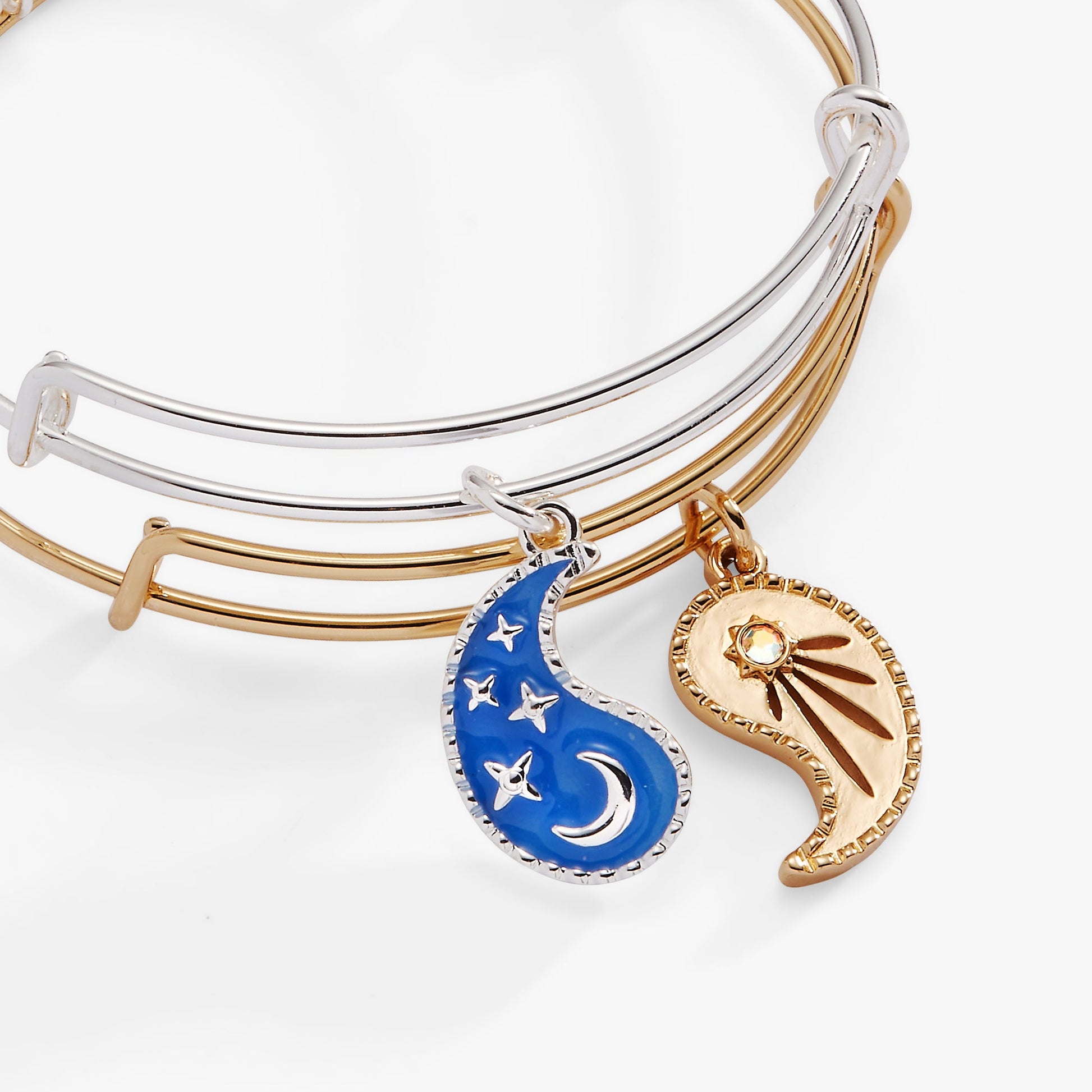 Yin Yang Celestial BFF Bangle Set of 2 ALEX AND ANI